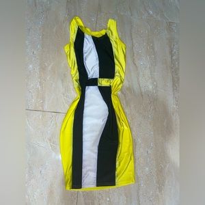 YELLOW Y2K DRESS